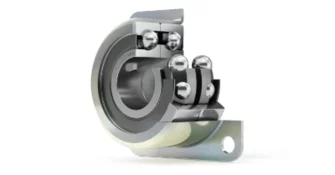 Schrägkugellager-Gehäuseeinheit